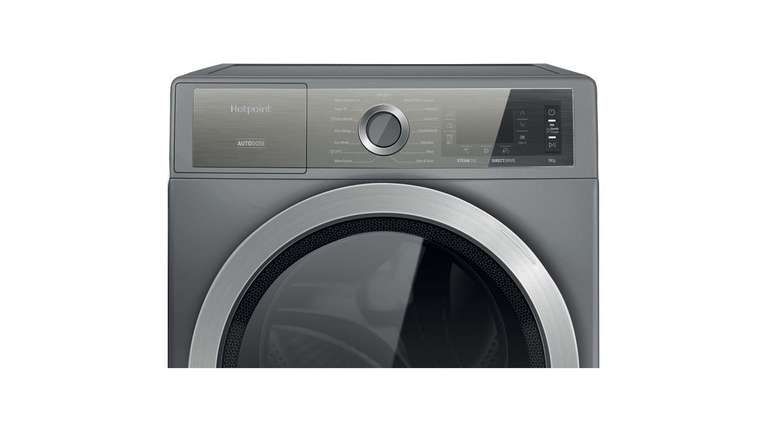 Hotpoint H8 W946SB UK Washing Machine - Silver - £268.31 with code @ Hot Point