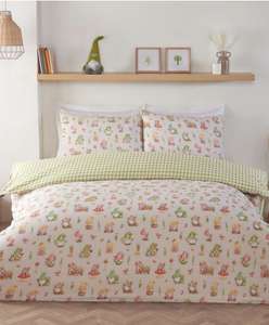 Spring Gnomes Duvet Cover and Pillowcase Set Single / Double £9.09 / King £10.49 - Free click and collect