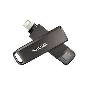 SanDisk iXpand Flash Drive Luxe 64GB 2-in-1 Lightning & USB Type-C connectors for your iPhone and iPad