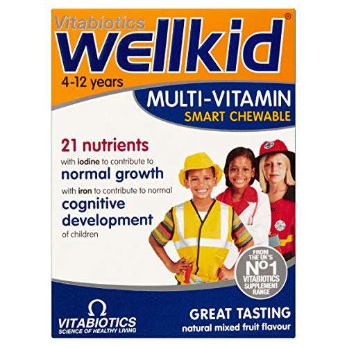 Vitabiotics Wellkid Multi-Vitamin Smart Chewable - 30 Tablets