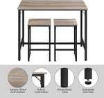 Yaheetech Dining Table Set with 2 chairs w / voucher @ Yaheetech UK / FBA