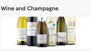 Buy 6 or move and save 25% off wine and champagne from £5 bottle in England - Clubcard price - exclusions apply @ Tesco