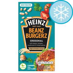 Heinz Original Beanz Burgerz 2 Pack 180G £1.50 (Clubcard Price) @ Tesco