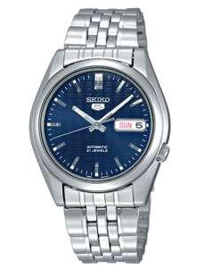 Seiko 5 Automatic Stainless Steel Bracelet Watch Blue Dial - £99 delivered @ H Samuel