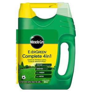 Miracle-Gro Complete 4-in-1 Spreader Lawn Care 80m2 Weed & Moss Control