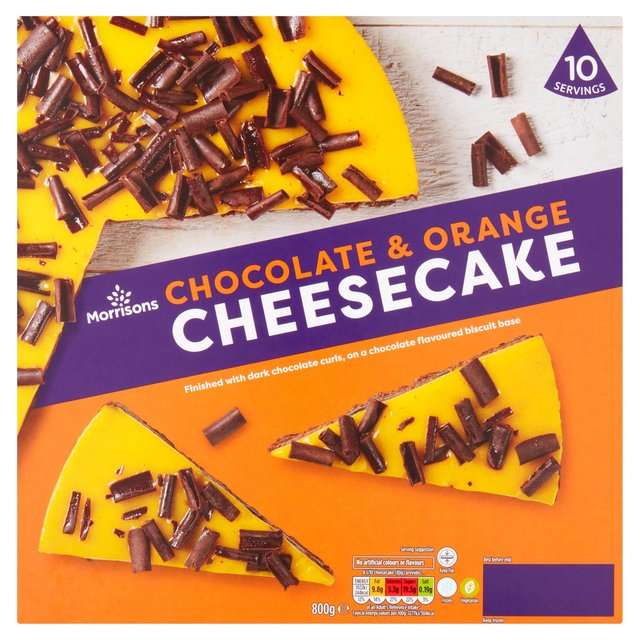 Morrisons Chocolate & Orange Cheesecake 800g - 99p @ Morrisons