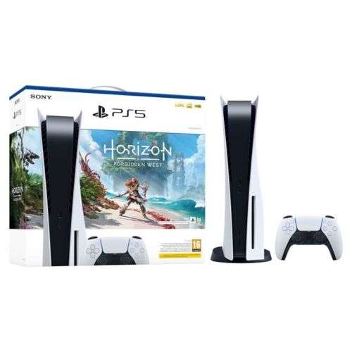 Sony PS5 Disc Drive Horizon Forbidden West £469.90 delivered (UK Mainland) with voucher @ Hughes Electrical