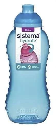 Sistema Twist 'n' Sip Squeeze Kids Leakproof Water Bottle 330ml BPA-Free - (3 colours)