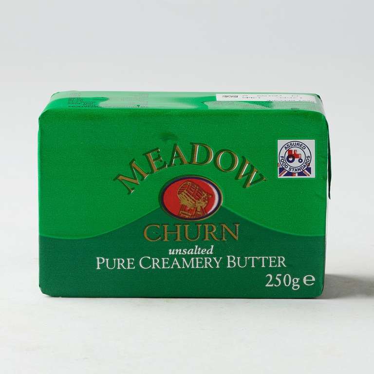 Meadow Churn Unsalted Butter 250g - £1.29 instore @ Farmfoods.