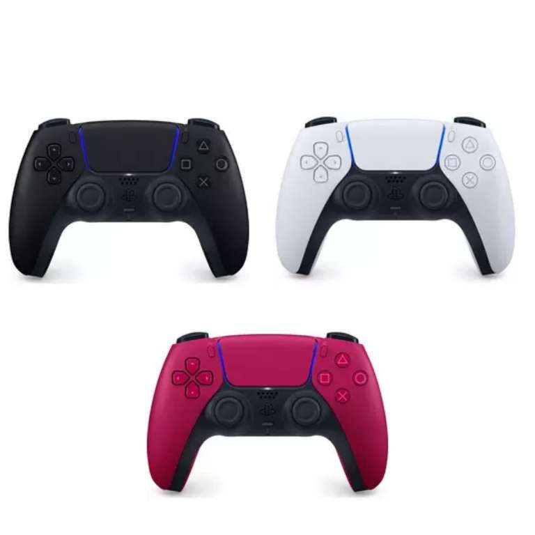 PlayStation 5 Dualsense Wireless Controller - Cosmic Red / White / Midnight Black - £44.99 (Collection Only) with code @ Currys