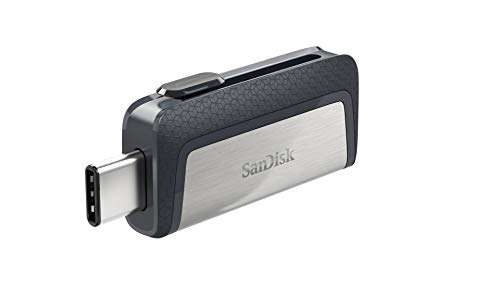 SanDisk 128GB Ultra Dual Drive USB 3.1 Type-C Flash Drive with reversible USB Type-C and USB Type-A connectors