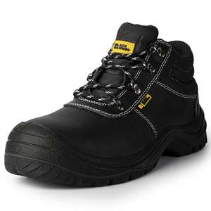 Black Hammer Work Safety Boots steel toe cap - Innovation Designs FBA