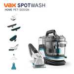 Vax SpotWash Home Pet-Design Spot Cleaner Kills over 99% of bacteria* Remove Spills, Stains and Pet Messes Advanced Home and Pet Toolkit