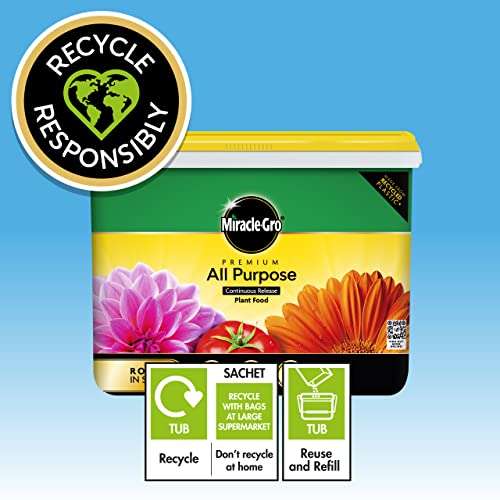 Miracle-Gro Premium All Purpose Continuous Release Plant Food 2kg - £11.10 @ Amazon