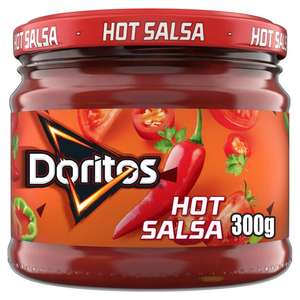 Doritos Dips Hot or Mild Salsa 300g, Nacho Cheese or Sour Cream & Chive Dips 280g £1.25 @ Sainsburys