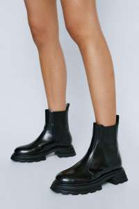 Leather Chunky Chelsea Boots - £30 free delivery with code @ Debenhams