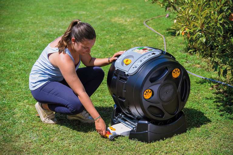 Hozelock 2in1 Drum Composter Black