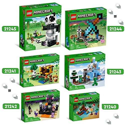 LEGO 21243 Minecraft The Frozen Peaks, Cave Mountain Set - £23.99 @ Amazon