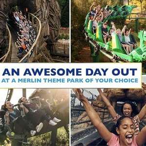 Merlin Theme Park Ticket for One person w/ code - March to October 2024 (off peak) e.g. Alton Towers, LEGOLAND Windsor Resort, Chessington