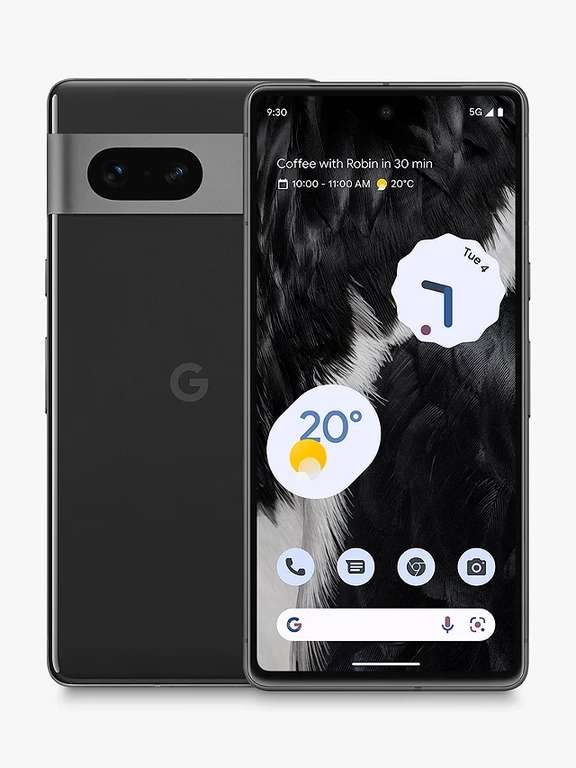 Google Pixel 7 Smartphone, Android, 6.3”, 5G, SIM Free, 128GB, Licorice Black + Pixel Buds Pro £499 (£125 Tradein available) @ John Lewis