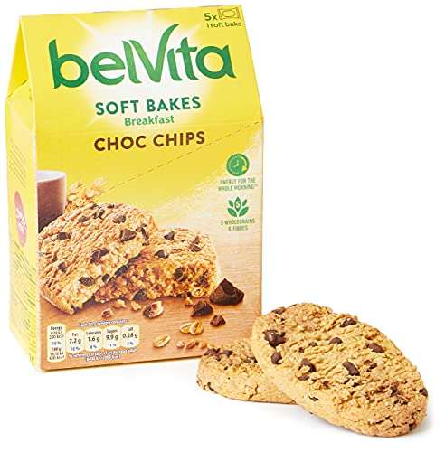 Belvita Soft Bakes Choc Chips, 250g £1.75 (£1.66 subscribe & save) @ Amazon