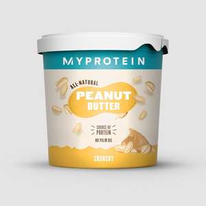 MyProtein Crunchy Peanut Butter (1 kg) with code