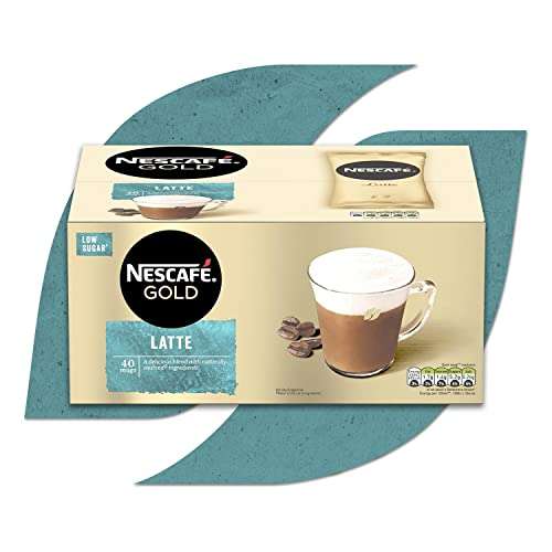NESCAFE Gold Latte Sachets - 40 x 19.5g £8.33 (£7.91 on Subscribe & Save) at Amazon
