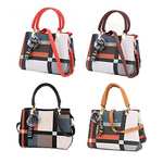 Holdfiturn Women Handbags Ladies Woman PU Leather Handbag Shoulder Message Bag Tote Purse £2.99 @ Amazon