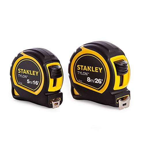 Stanley STA998985 Pocket Tapes, 5m/16ft & 8m/26ft