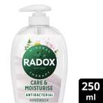 2 x Radox Care & Moisture Antibacterial Handwash 250ml + Free Click & Collect (Limited Stores)