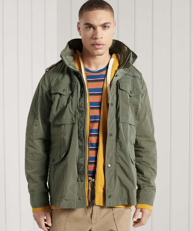Superdry Military Field Jacket (2 Colours / Sizes S - XXL) - £22.95 With Code + Free Delivery @ Superdry Outlet / eBay