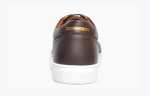 Lambretta Mens Classic Leather Percy Trainers with code + free delivery