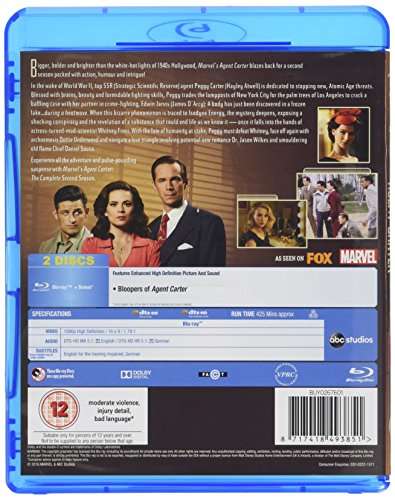 Marvel's Agent Carter Season 2 (Blu-Ray) £6.56 @ Amazon Italy