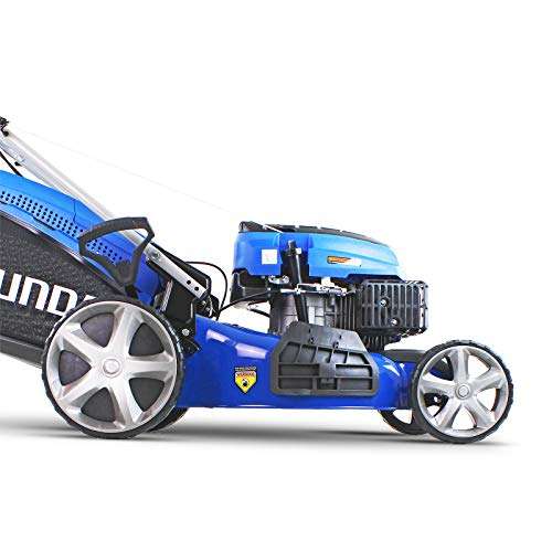 Hyundai 196cc Petrol Lawnmower, 20" 51cm 4 Stroke, Self Propelled Petrol Mower, Easy Starting 3 Year Warranty - £339.99 @ Amazon