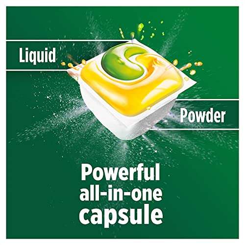 Fairy Original All In One Dishwasher Tablets, Lemon, 125 Capsules £14.54 S&S