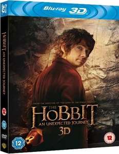 The Hobbit: An Unexpected Journey Blu-ray 3D + Blu-ray 4 Disc edition £2.19 @ Rarewaves