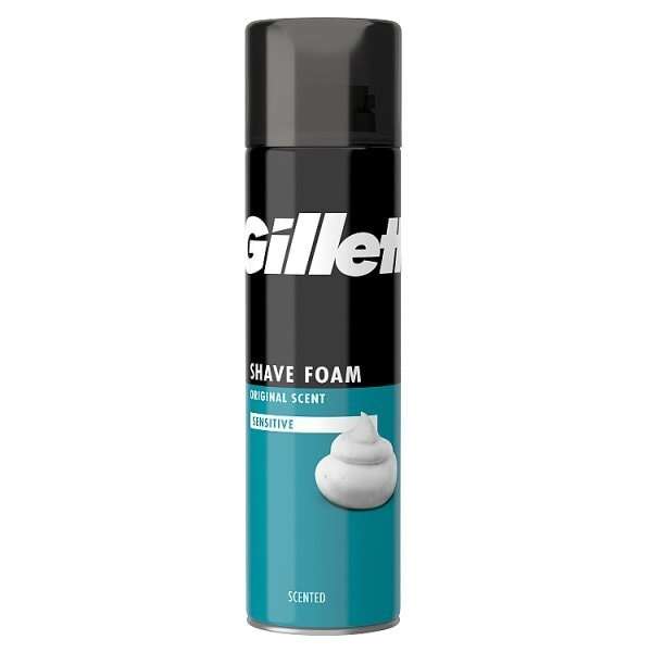 Gillette Standard Shaving Foam Sensitive 200ml - Free collection - 98p / Gillette Shaving Gel For Sensitive Skin 200ml - £1.03 @ Superdrug