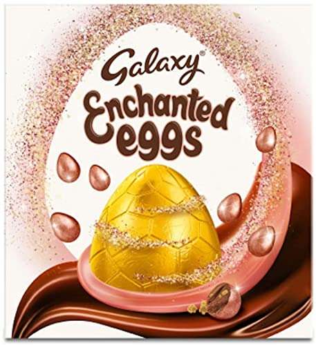Galaxy Enchanted Eggs Large Easter Egg, Easter Gifts, Chocolate Gift, Milk Chocolate, 206g £2 @ Amazon