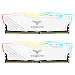 Teamgroup T-Force Delta RGB DDR4 RAM, (2x16 GB) 3200MHZ, 288 Pin DIMM, White Sold by Amazon US