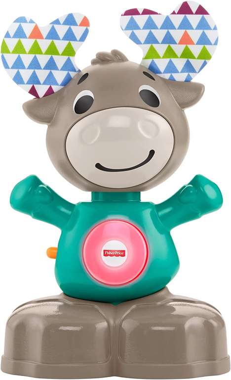 Fisher-Price GHR20 Linkimals Musical Moose, Interactive Baby Toy with Lights and Sounds - £7.99 @ Amazon