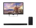 Samsung HW-Q60B/XU Soundbar + JVC LT-24C490 24" HD Ready LED TV - Black £193 With Code @ Currys