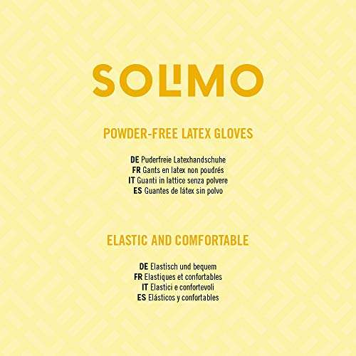 Amazon Brand - Solimo Kitchen Gloves Yellow, 5 pairs, Size: Large (pack of 10) - £4.54 / £4.31 subscribe & save @ Amazon