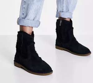 Women’s UGG catica suede ankle boots in black £56 free delivery with code @ ASOS