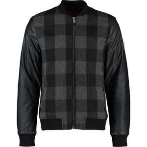 GUESS - Black Checked Bomber Jacket £49.99 + £1.99 Collection / £4.99 delivery @ TK Maxx