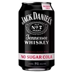 4 X Jack Daniel's Tennessee Whiskey and No Sugar Cola 4 for 3 - £6 @ ASDA (75p a can after checkout smart)