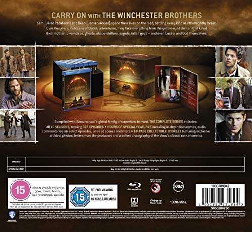 Supernatural: The Complete Series [Blu-ray] w/ Voucher
