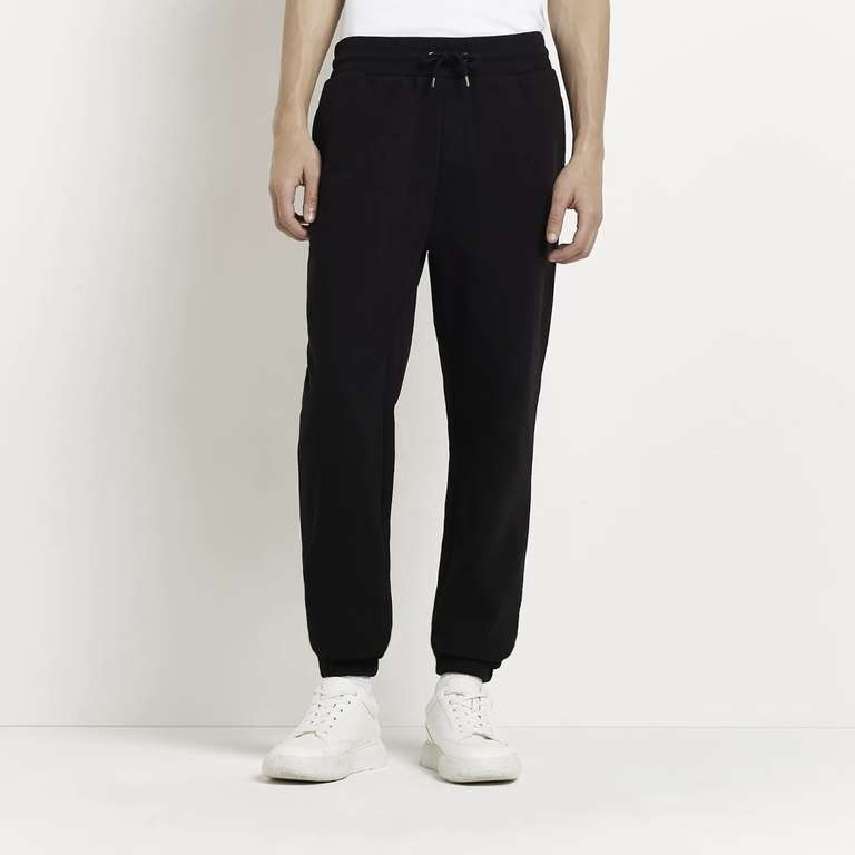 River Island Mens RI Branded Slim Fit Joggers (Sizes XXS - XXL / 4 Colours) - £8 + Free Delivery @ River Island Outlet / eBay