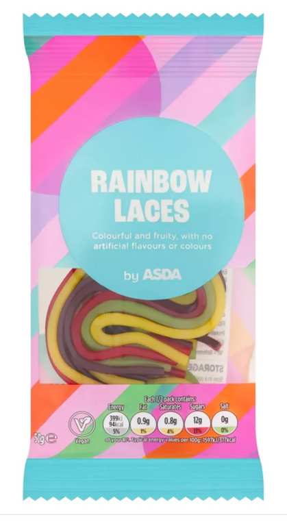 Asda Rainbow Lace Sweet in Oldbury