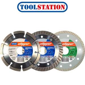 Norton Clipper Diamond Blade Triple Pack 115mm - Sold By Toolstation