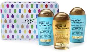 OGX Argan Oil of Morocco Gift Tin with Shampoo, Conditioner and Hair Oil £3.78 @ Amazon